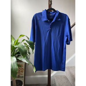 NIKE GOLF Polo DRI-Fit Athletic Shirt Men’s Size Large Navy
